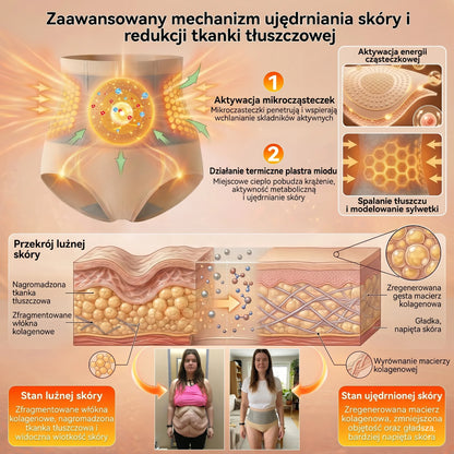 Moringa & Berberine 4-w-1 Mikrotechnologiczne Szorty Modelujące Wspierające modelowanie sylwetki i spalanie tłuszczu