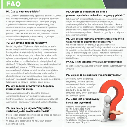 Oficjalny sklep| 👩‍⚕️𝗟𝘂𝘅𝗮𝗿𝗶𝘀𝗲® MORINGA Z BERBERYNA 10W1 Zaawansowany Nano-Mikroigłowy Plaster (Stosować raz na dobę, zauważalne efekty w ciągu 7 dni) ✅ Otyłość, cukrzyca, bezdech senny oraz schorzenia stawów.✨
