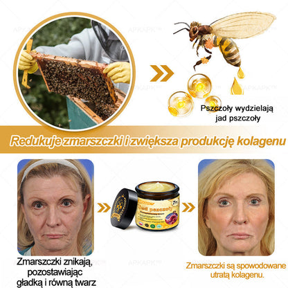 ΑPΚΑPK™ Jad Pszczoły Kompleksowy Krem🥇🥇pomaga w leczeniu problemów skórnych, takich jak: zmarszczki, blizny, plamy pigmentacyjne, rozstępy, trądzik, łuszczyca, egzema, zmiany skórne, podrażnienia, stany zapalne i inne problemy skórne🔥
