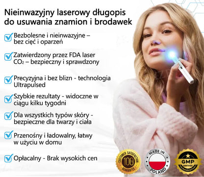 Cvreoz® nowy nieinwazyjny laser do usuwania pieprzyków i brodawek 🎉🎉🎉