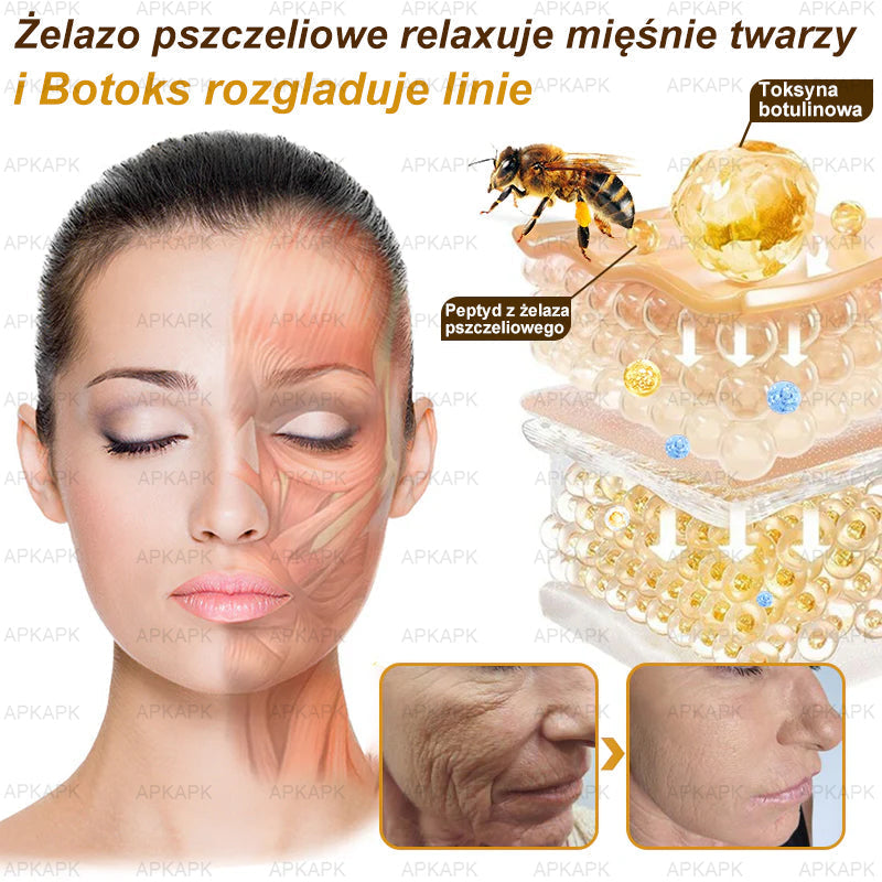 ΑPΚΑPK™ Jad Pszczoły Kompleksowy Krem🥇🥇pomaga w leczeniu problemów skórnych, takich jak: zmarszczki, blizny, plamy pigmentacyjne, rozstępy, trądzik, łuszczyca, egzema, zmiany skórne, podrażnienia, stany zapalne i inne problemy skórne🔥